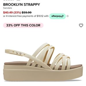 CROCS Brooklyn scrappy sandal